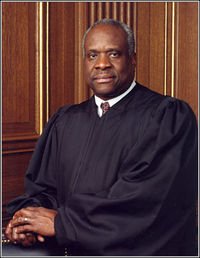 Official 2004 photo of Justice Clarence Thomas