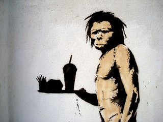 Banksy's caveman