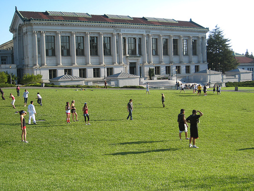 Doe Library and Memorial Glade
