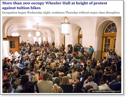 http://www.dailycal.org/2014/11/19/100-individuals-occupy-wheeler-hall-wednesday-night-protest-tuition-hikes/