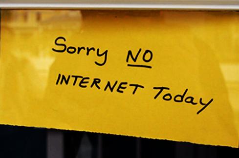 No Internet Today