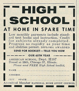 1962 Ad, American School, Free Booklet