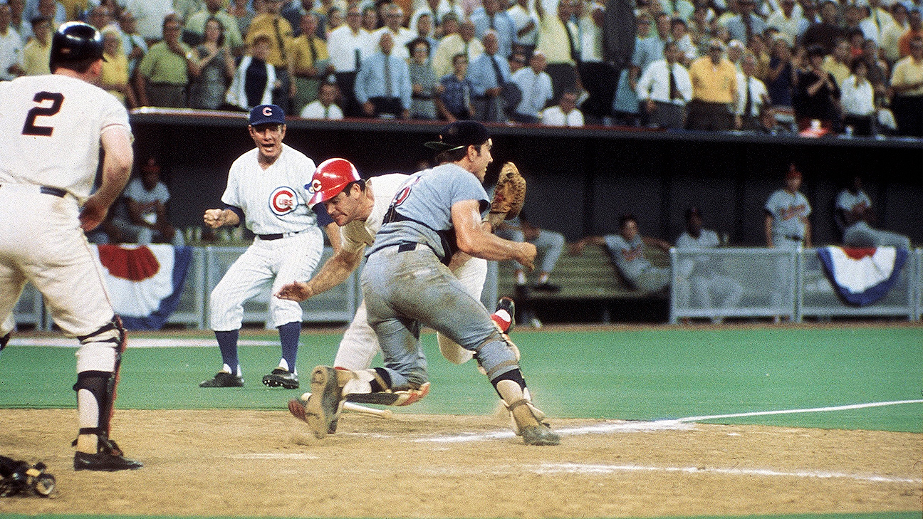Pete Rose and Ray Fosse collision