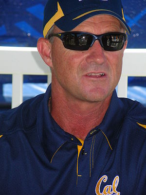 Cal head coach Jeff Tedford at the 2009 Cal Fa...