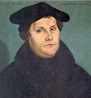 Martin Luther by Lucas Cranach. The Protestant...
