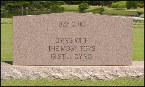 BZY CHIC tombstone