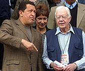 Jimmy Carter and Hugo Chavez