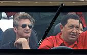 Hugo Chavez and Sean Penn