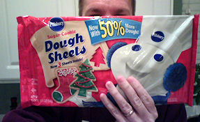 Pillsbury cookie dough sheets