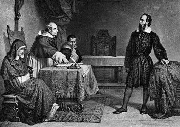 Galileo Standing Trial Before the Church