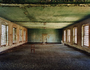 Abandoned psychiatric ward at Ellis Island