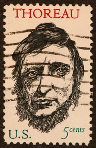 Thoreau postage stamp