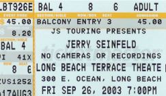 Seinfeld ticket