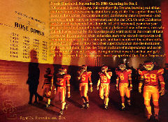 USC Trojans in stadium tunnel